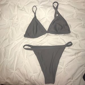 Gray bikini